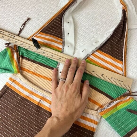 Urban Outfitters Women’s Small Dalton Striped Rib Knit Mini Dress Sold Out Y2K - Picture 6 of 10